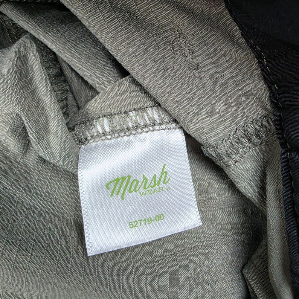 Marsh Wear Fishing Shorts Mens 38 Green Stretch Ripstop Chino Utility Outdoor - Picture 9 of 9